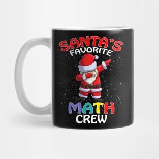 Santas Favorite Math Crew Teachers Christmas Match Mug